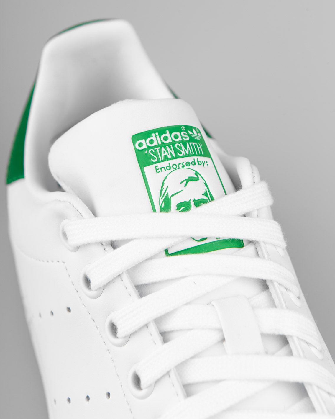 Adidas Originals - Stan Smith - White / White / Green Shoes Adidas Originals   