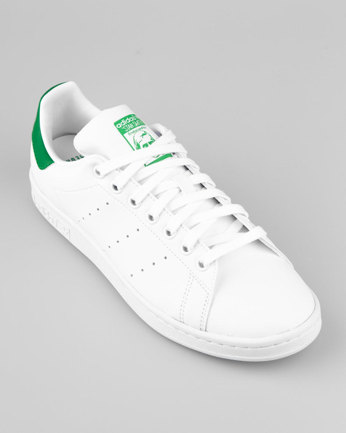 Adidas Originals - Stan Smith - White / White / Green Shoes Adidas Originals   