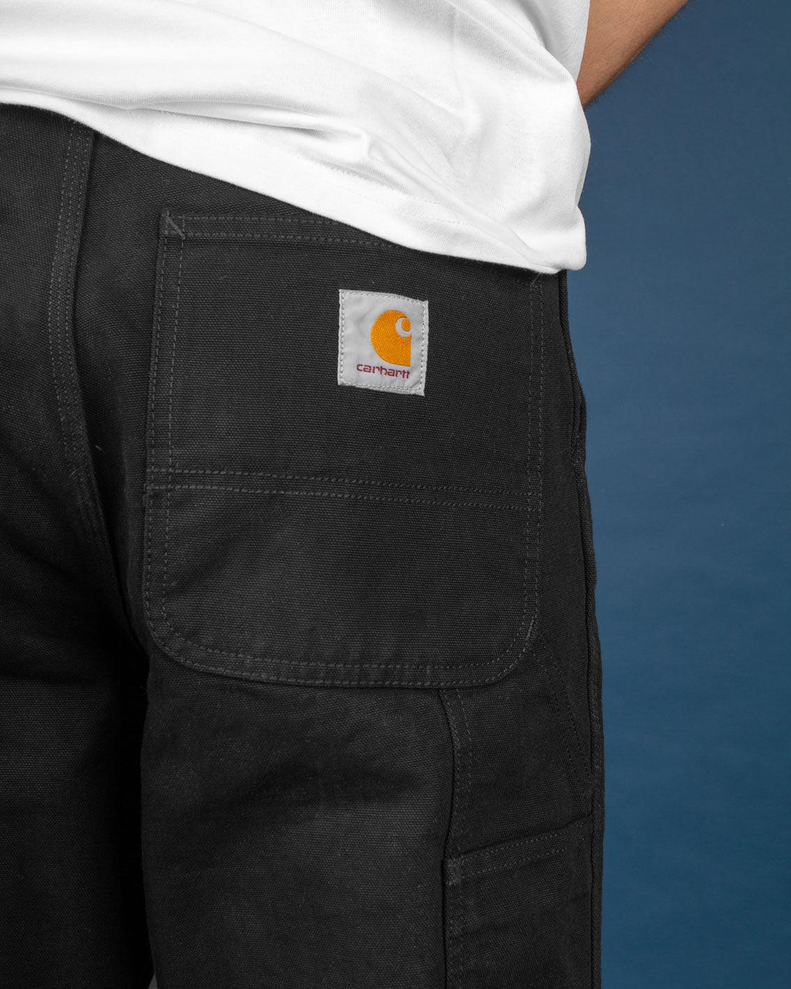 Carhartt WIP - Single Knee Pant - Black Rinsed Pants Carhartt