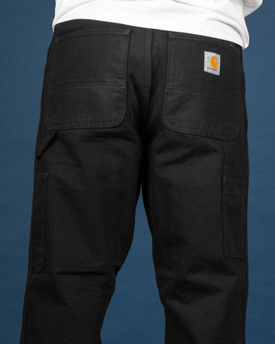 Carhartt WIP - Single Knee Pant - Black Rinsed Pants Carhartt