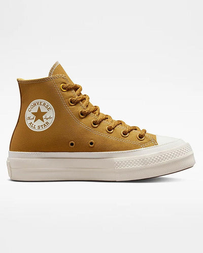 Converse - Chuck Taylor All Star Lift Workwear Hi - Burnt Honey / Thriftish Yellow W Shoes Converse   