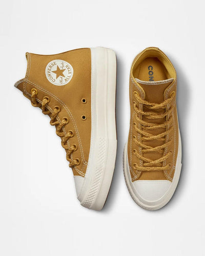 Converse - Chuck Taylor All Star Lift Workwear Hi - Burnt Honey / Thriftish Yellow W Shoes Converse   