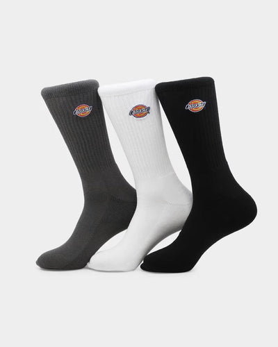 Dickies - H.S Rockwood 3PK Socks - Black / White / Grey Socks Dickies   