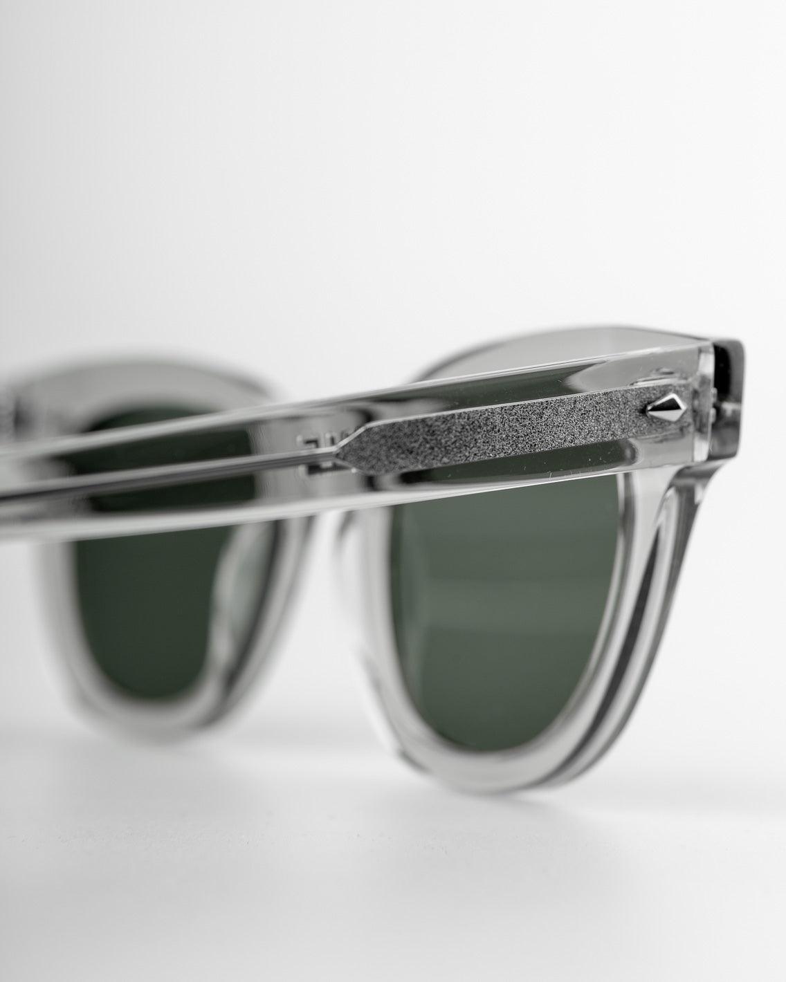 Epokhe - Dylan - Smoked Crystal Polished / Green Sunglasses Epokhe   