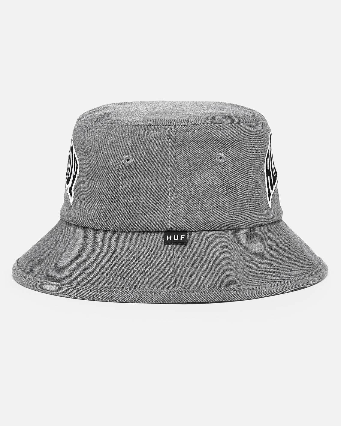 HUF - Destroy Rebuild Bucket Hat - Athletic Grey Bucket Hat HUF   