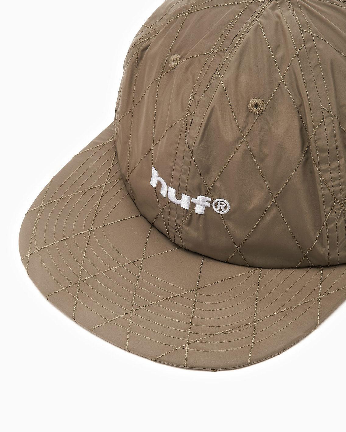 HUF - Lightning Quilted 6 Panel Hat - Tan Hats HUF   