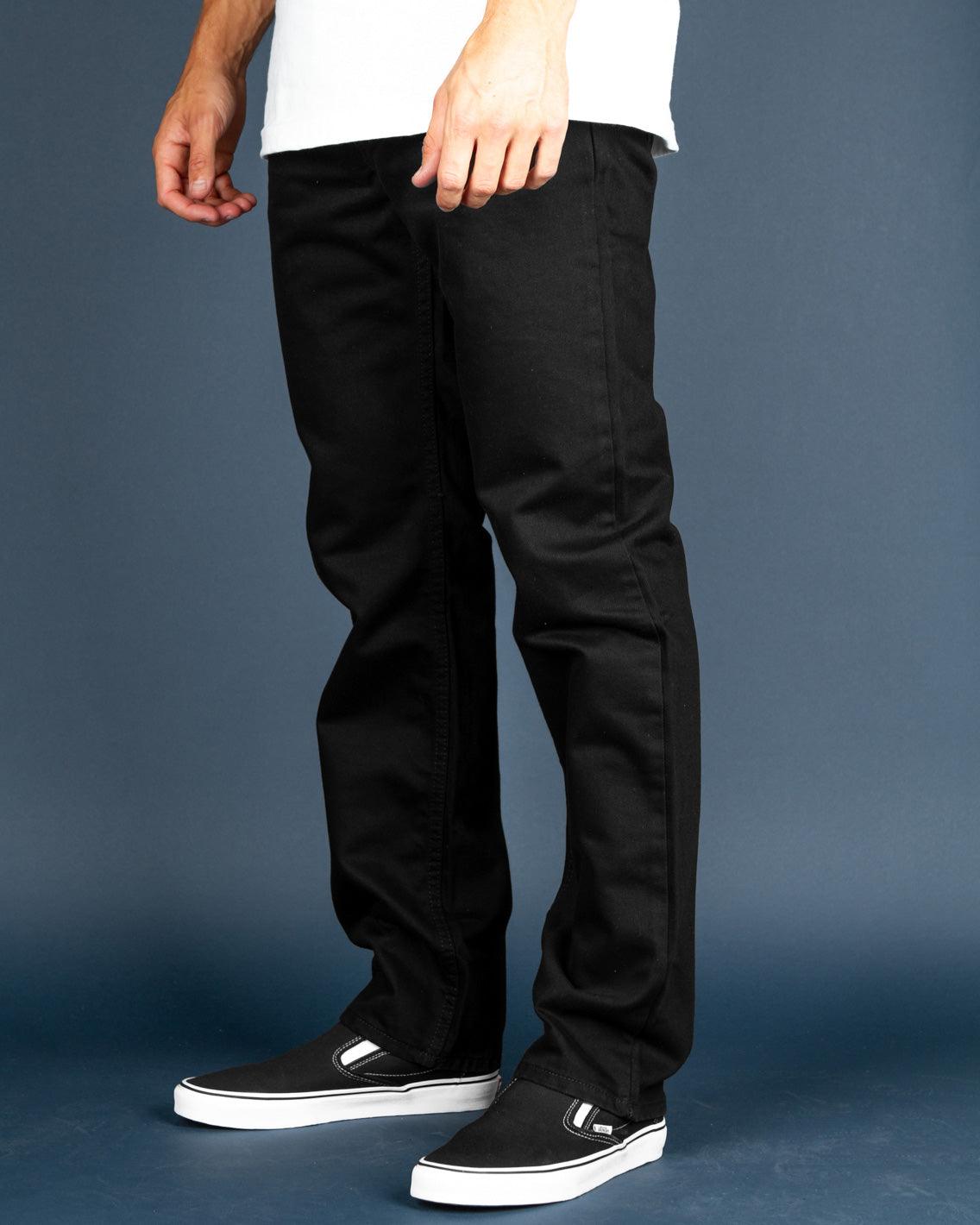 Levi's - 516 Straight - Black Rinse Pants Levi's   