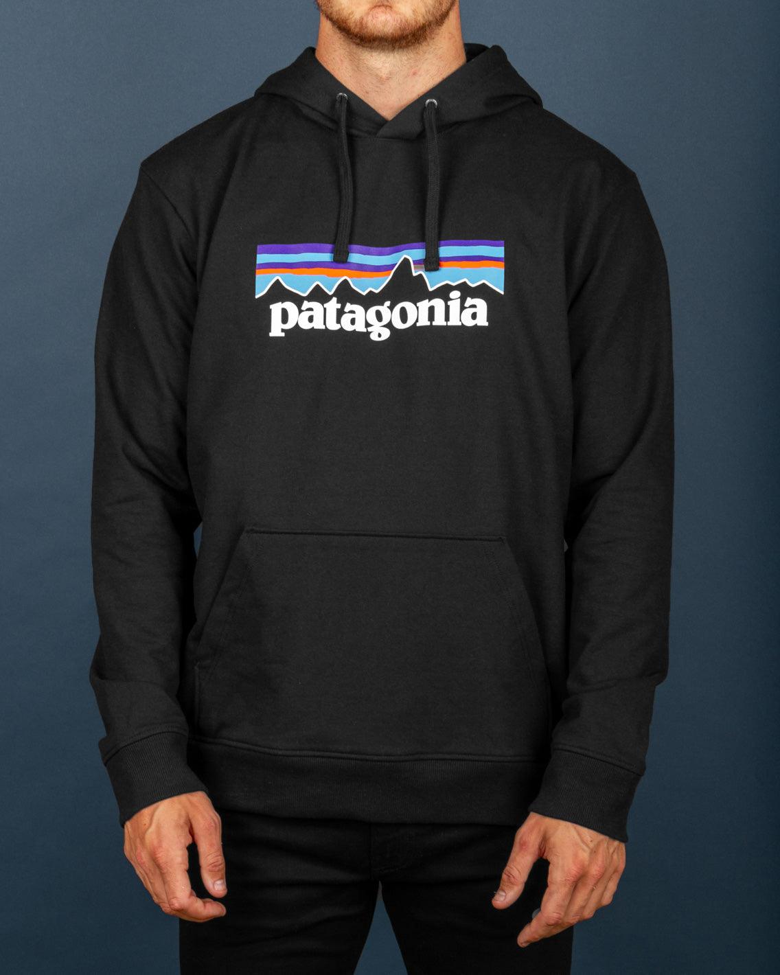 Patagonia - P-6 Logo Uprisal Hoody - Black Hoodies Patagonia   