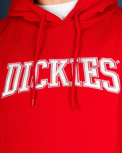 Pennellville Pop Over Hoody - English Red Hoodies Dickies   