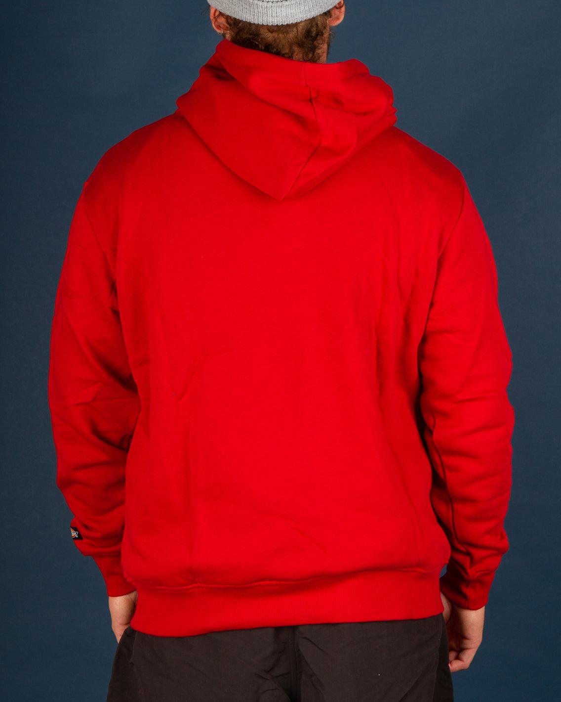 Pennellville Pop Over Hoody - English Red Hoodies Dickies   