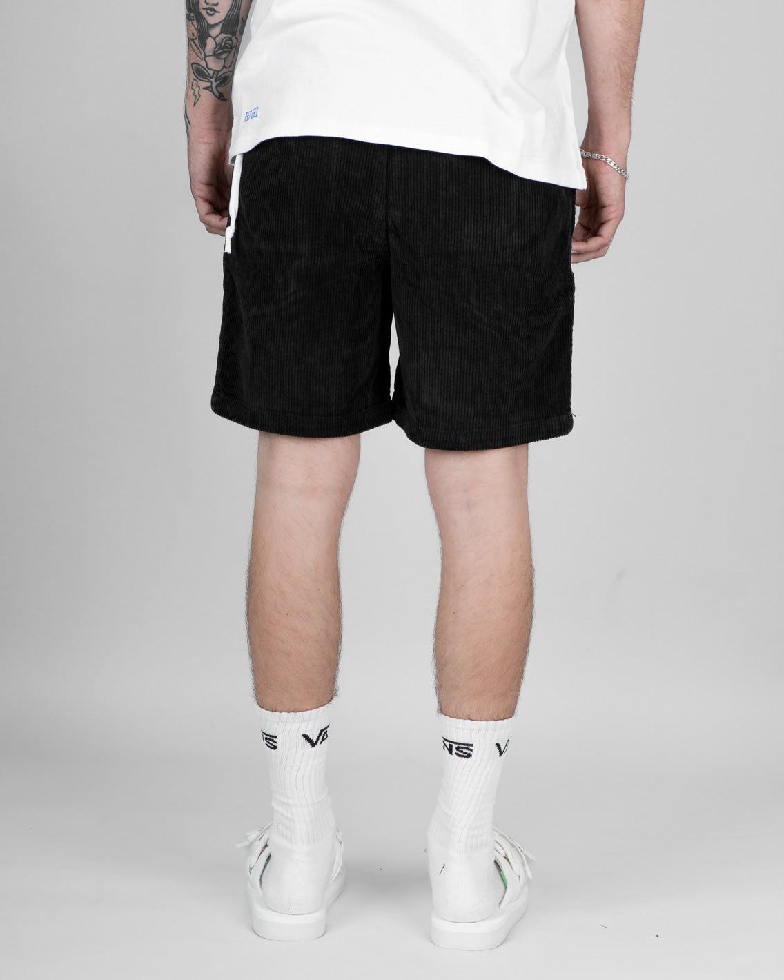 Stussy - Wide Wale Cord Beachshort - Black Shorts Stussy   