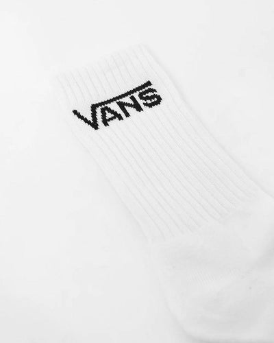 Vans - Classic Crew Socks 3 Pack - White Socks Vans   